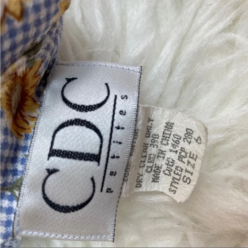 Vintage 90’s sunflower gingham midi dress! - Picture 8 of 9